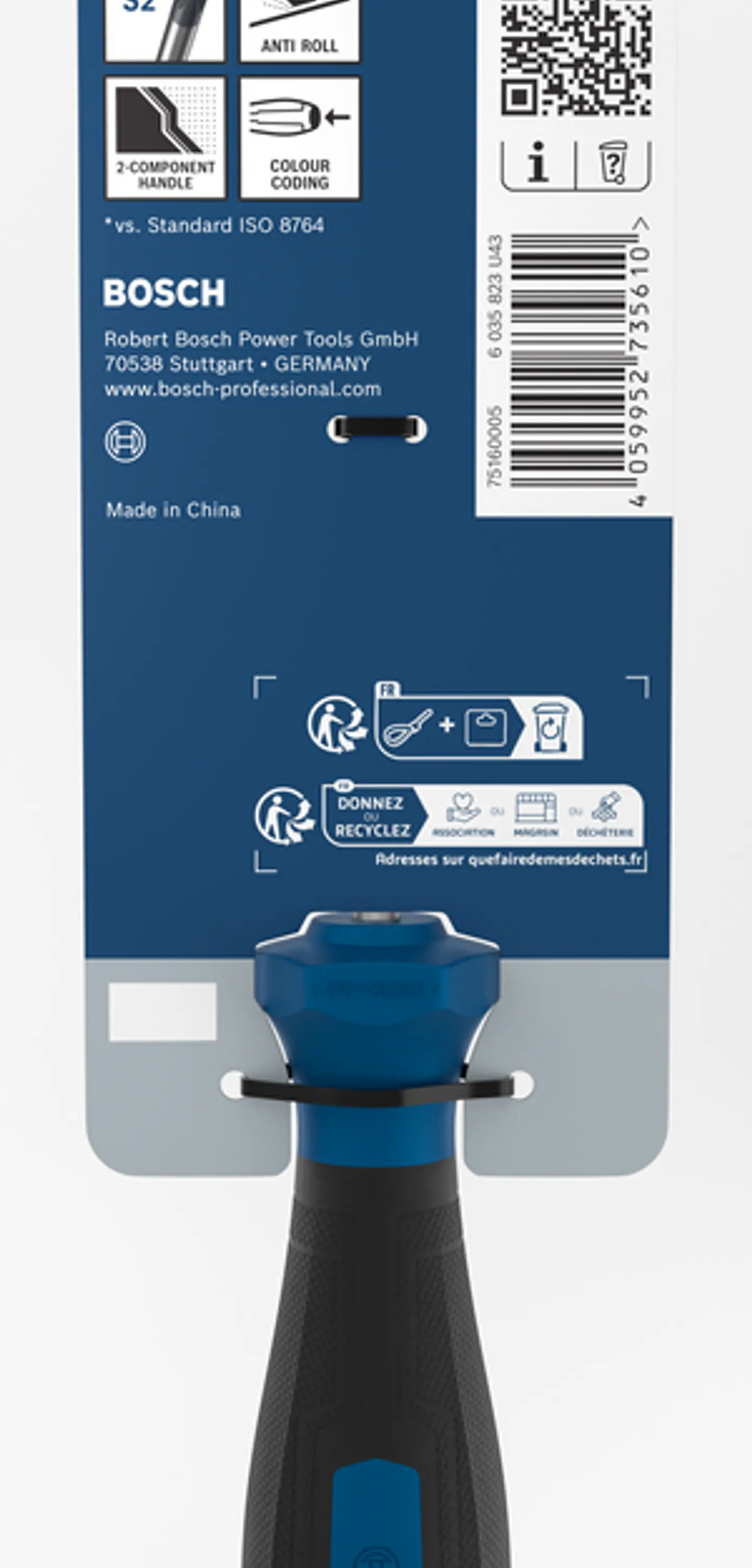 Chave de Fenda Phillips PRO PH1 x 75 mm BOSCH 4