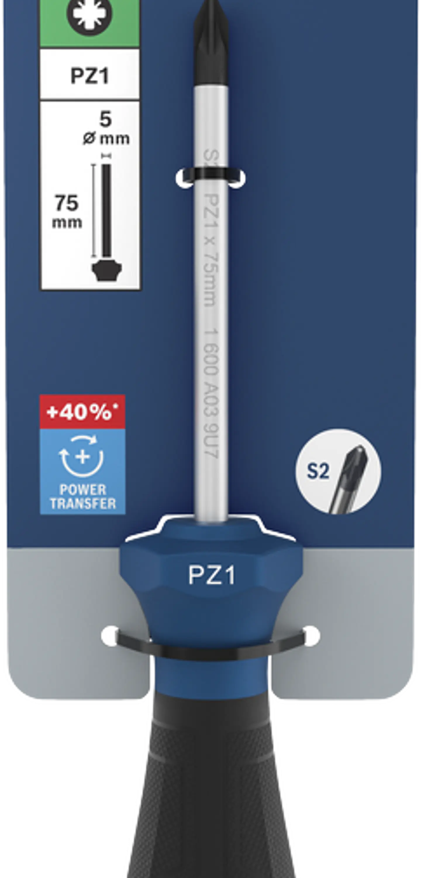 Chave de Fenda Pozidriv PRO PZ1 x 75 mm BOSCH 2