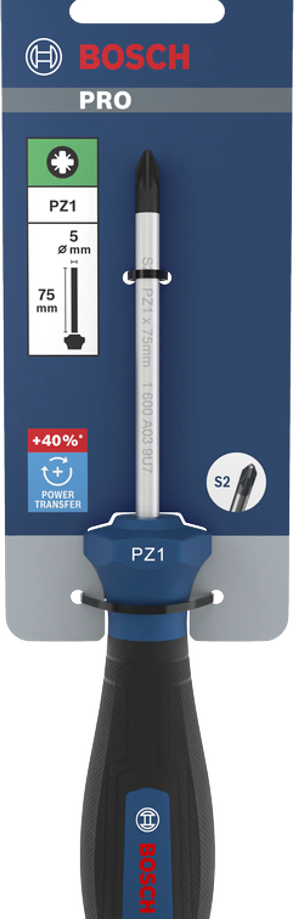 Chave de Fenda Pozidriv PRO PZ1 x 75 mm BOSCH 2