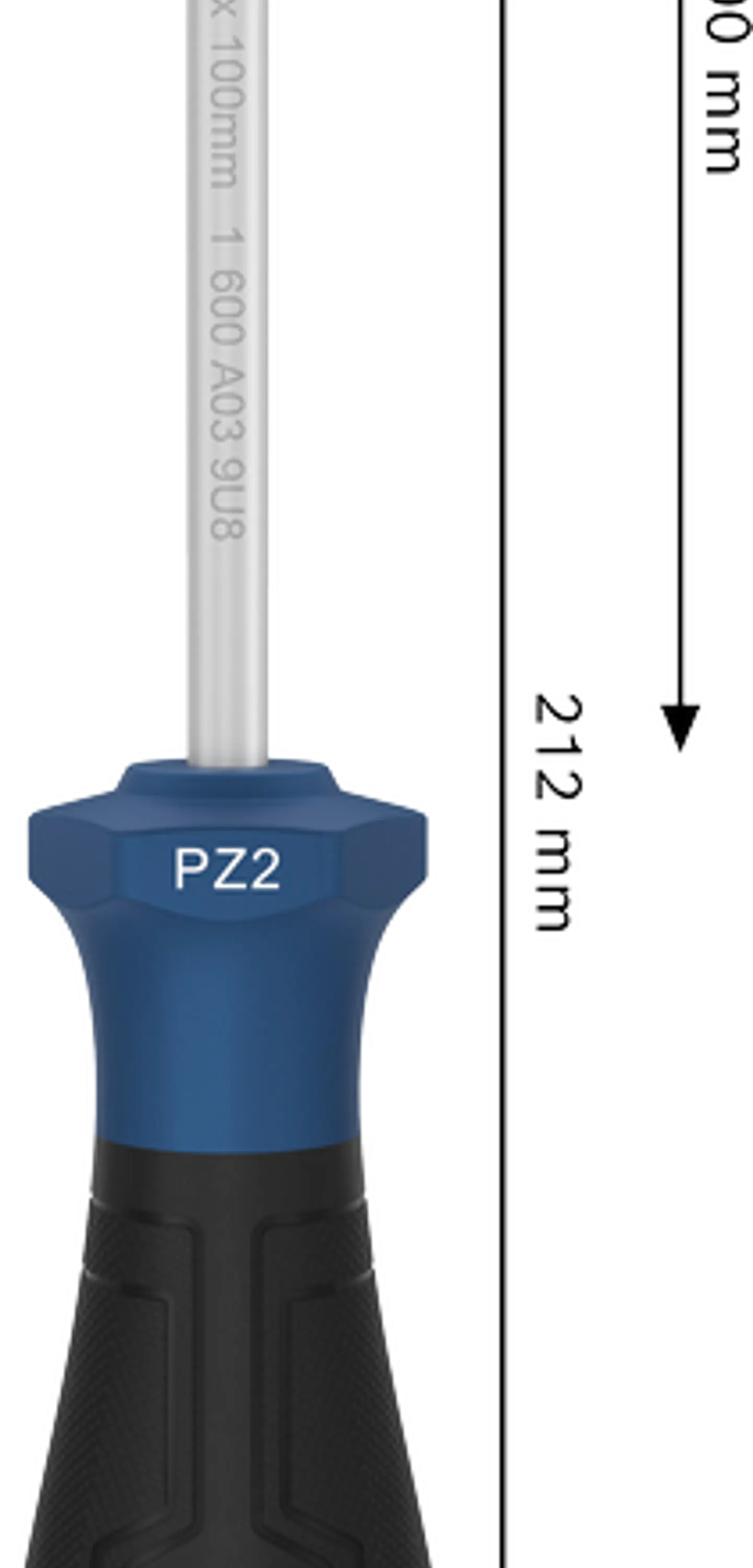 Chave de Fenda Pozidriv PRO PZ2 x 100 mm BOSCH 3