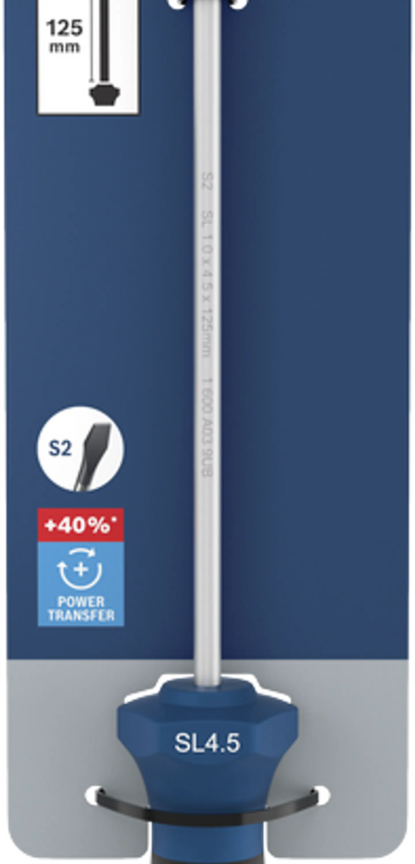 Chave de Fendas PRO SL 1,0 x 4,5 x 125 mm BOSCH 5
