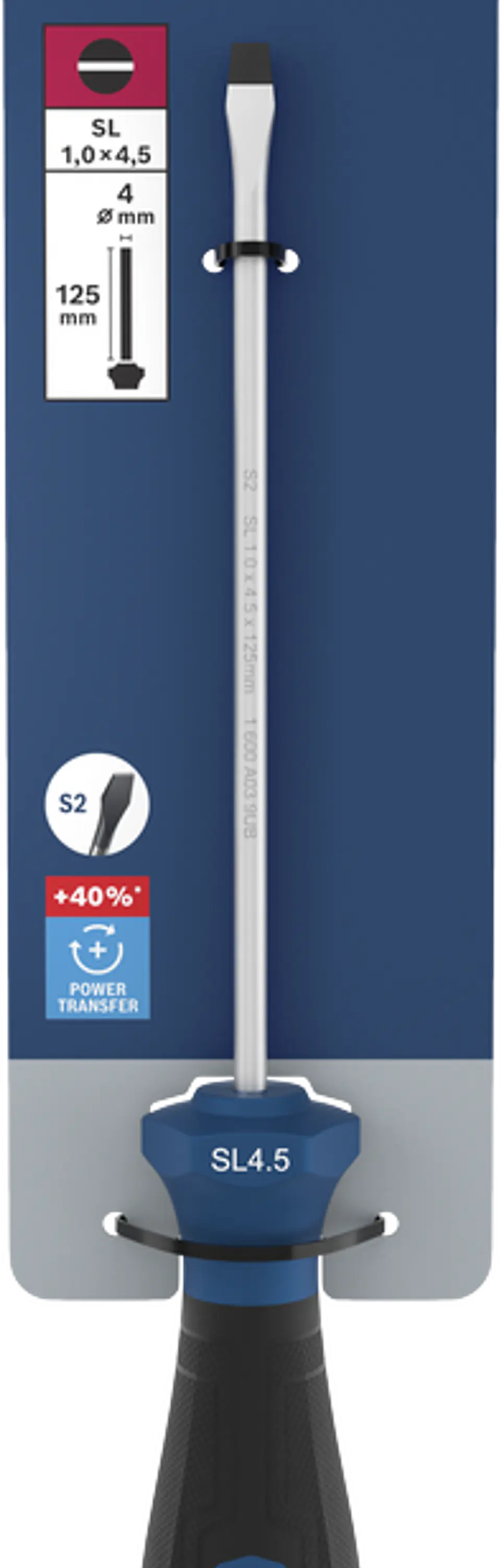 Chave de Fendas PRO SL 1,0 x 4,5 x 125 mm BOSCH 5