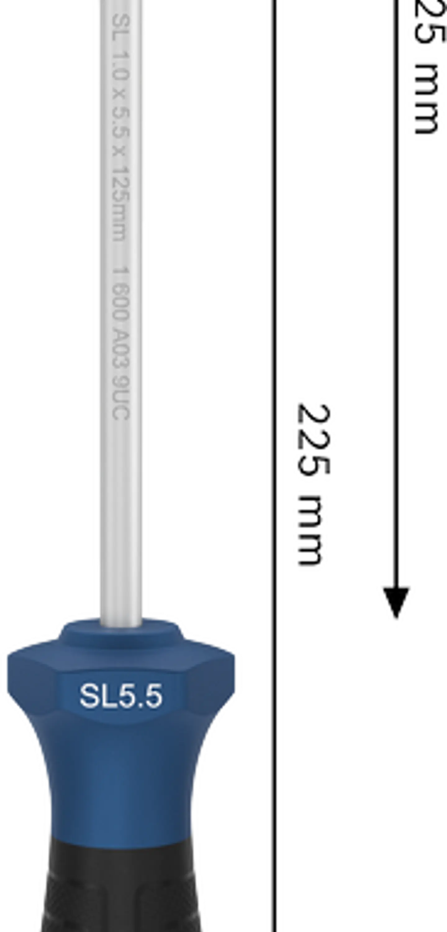 Chave de fendas PRO SL 1,0 x 5,5 x 125 mm BOSCH 2