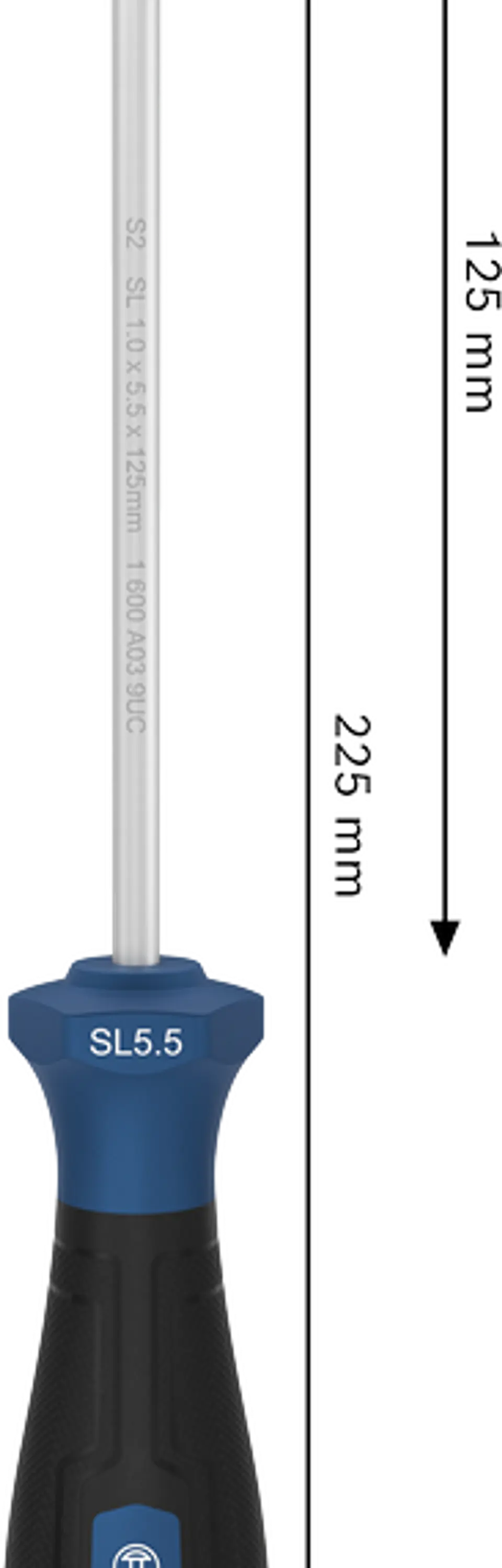 Chave de fendas PRO SL 1,0 x 5,5 x 125 mm BOSCH 2
