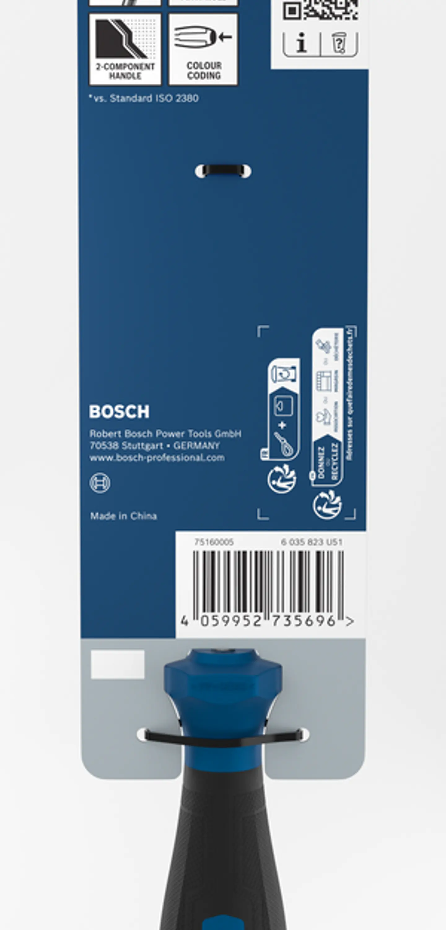 Chave de fendas PRO SL 1,0 x 5,5 x 125 mm BOSCH 3