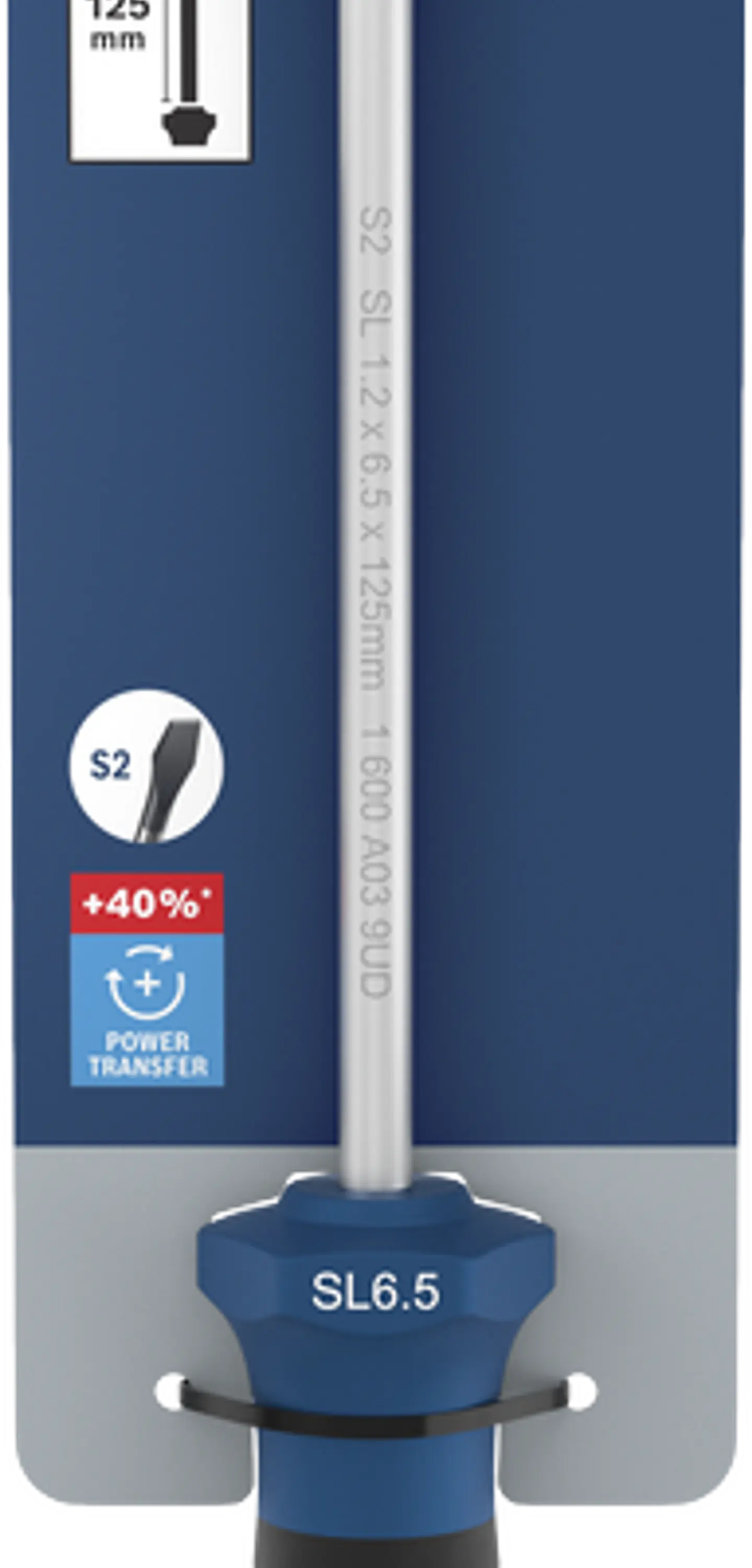 Chave de fendas PRO SL 1,2 x 6,5 x 125 mm BOSCH 4