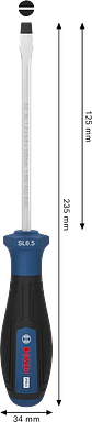 Chave de fendas PRO SL 1,2 x 6,5 x 125 mm BOSCH - vignette 5