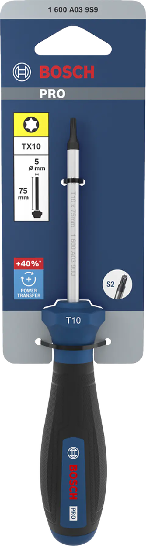 Chave de Fenda Torx PRO TX10 x 75 mm BOSCH