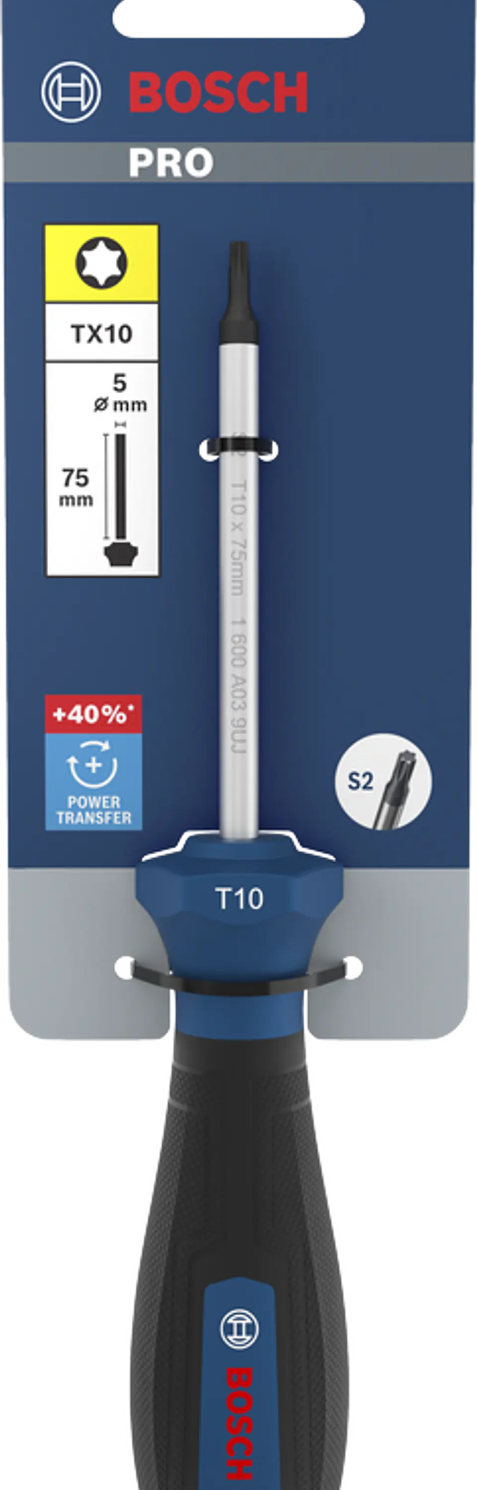 Chave de Fenda Torx PRO TX10 x 75 mm BOSCH 2