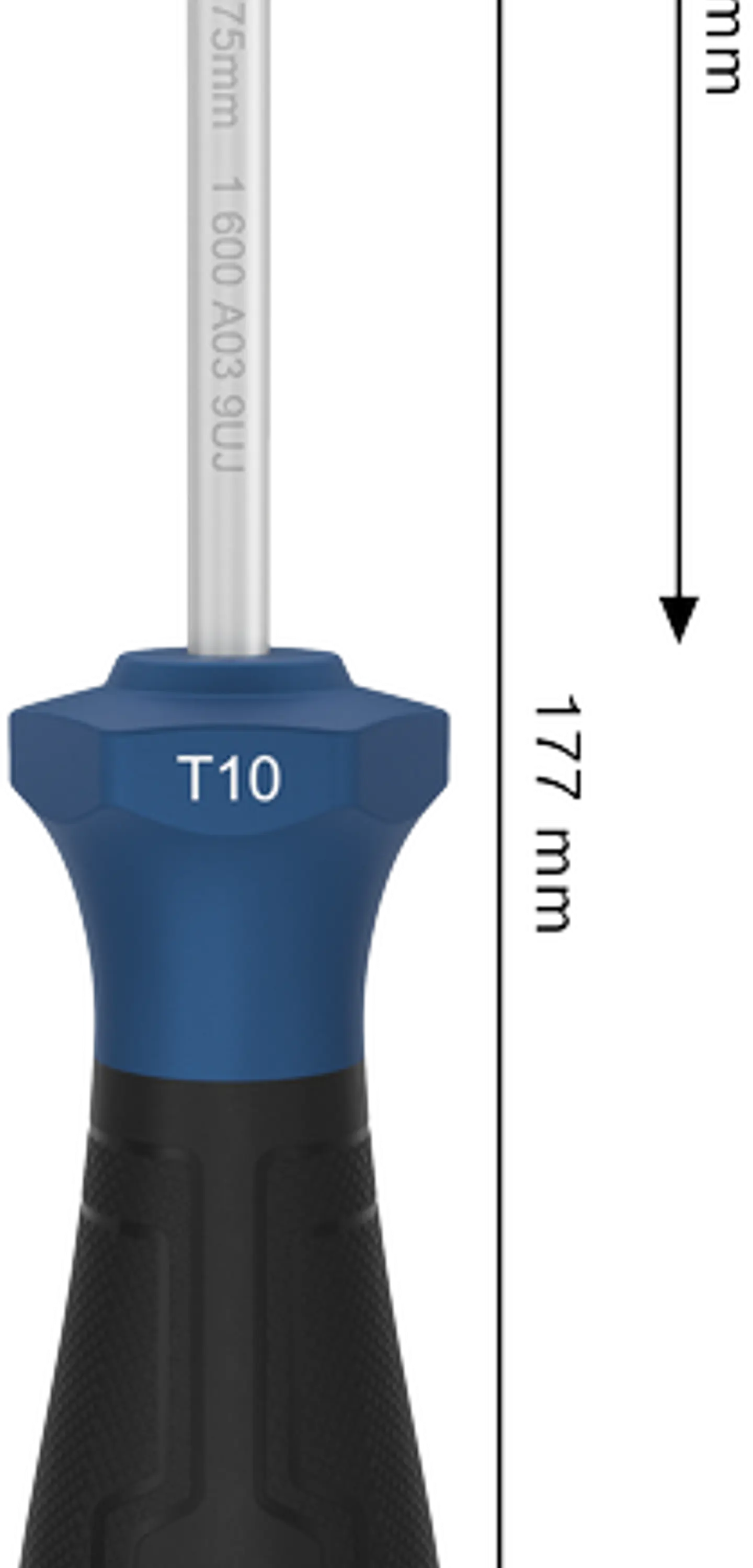 Chave de Fenda Torx PRO TX10 x 75 mm BOSCH 3
