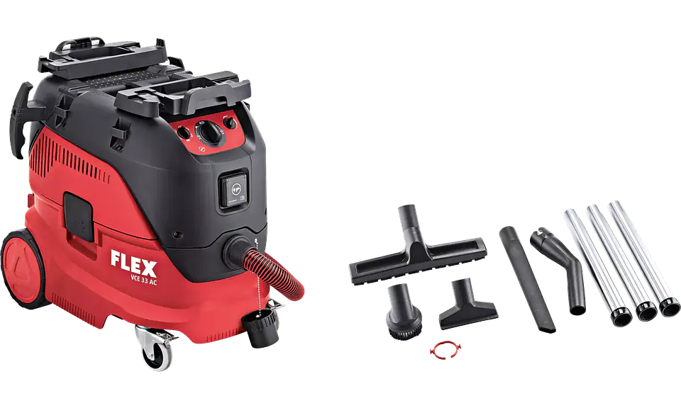 Kit Lixadora Tetos (Girafa) Sem Escovas GE 6 X-EC + Aspirador 30 LT VCE 33 M-AC FLEX 3