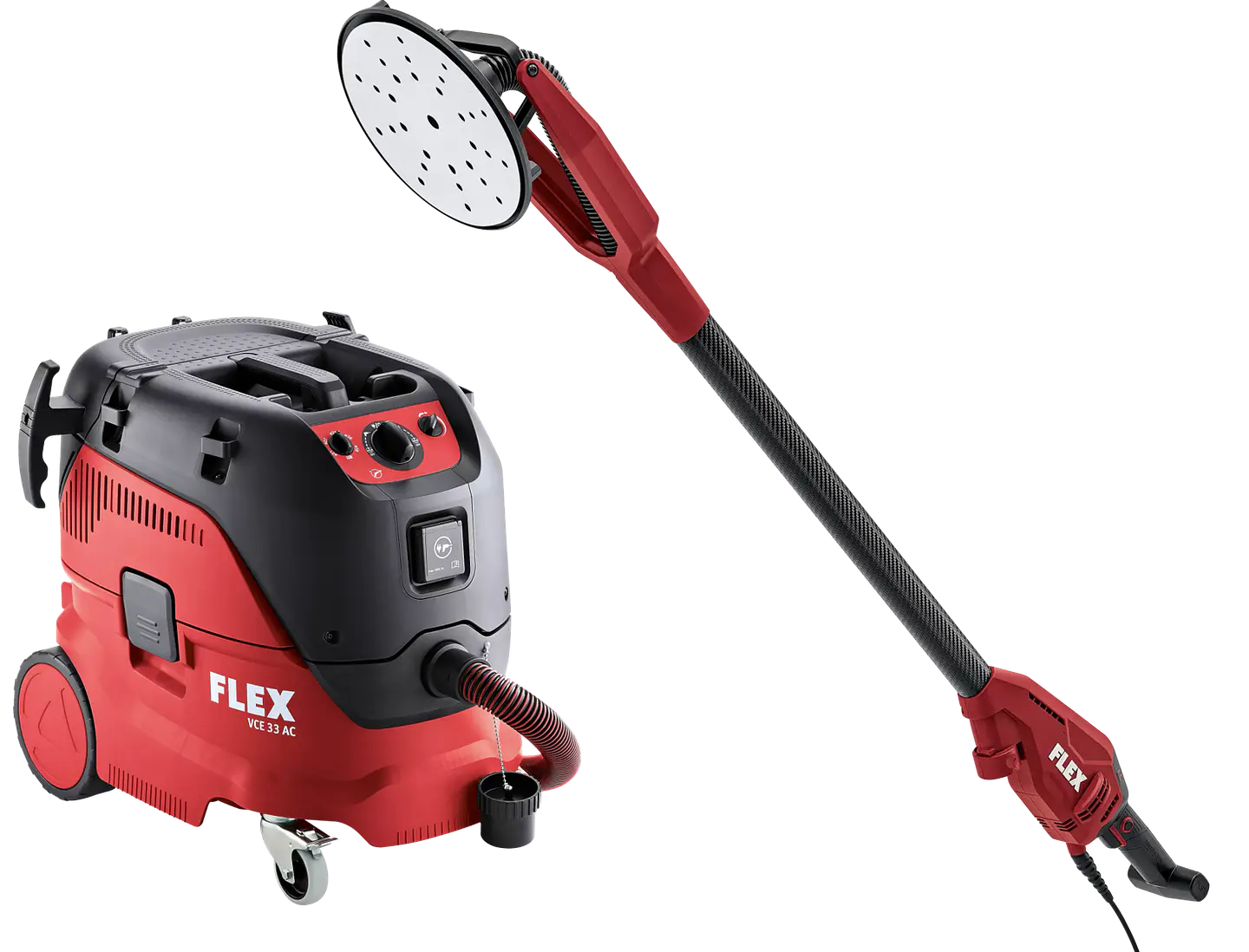 Kit Lixadora Tetos (Girafa) Sem Escovas GE 6 X-EC + Aspirador 30 LT VCE 33 M-AC FLEX 1