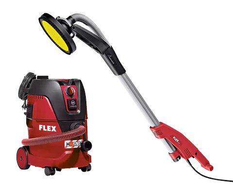 Kit Lixadora Tetos (Girafa) Sem Escovas GE 5 X-EC + Aspirador 20 LT VCE 22 M-AC FLEX