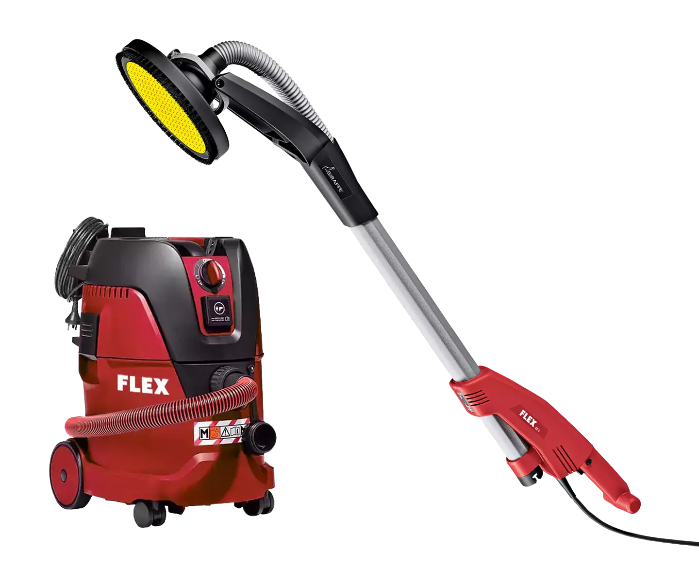 Kit Lixadora Tetos (Girafa) Sem Escovas GE 5 X-EC + Aspirador 20 LT VCE 22 M-AC FLEX 1