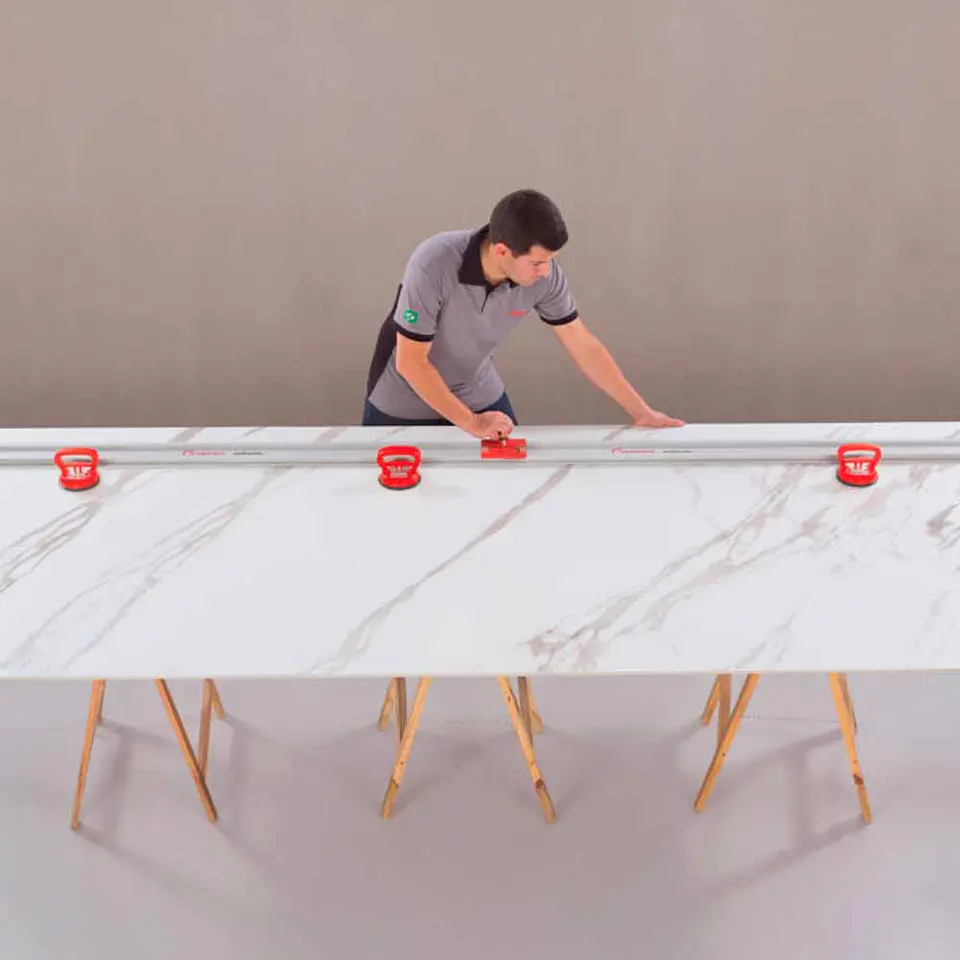Cortadora Manual de Cerâmica Grandes Formatos 3,40 Mts com Guias INFINITY CORTAG 3