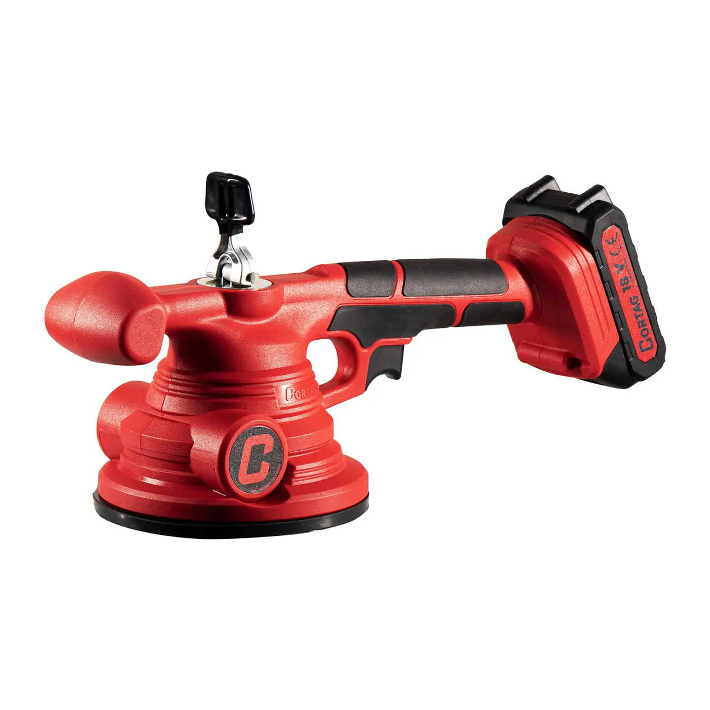 Máquina/Ventosa Vibratória Cerâmica Manual 18V + 1 Baterias 1,5 Ah MAC-100 CORTAG 2
