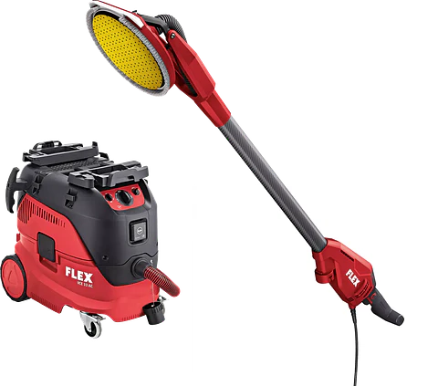 Kit Lixadora Tetos (Girafa) Sem Escovas GE 6 R-EC + Aspirador 30 LT VCE 33 M-AC FLEX