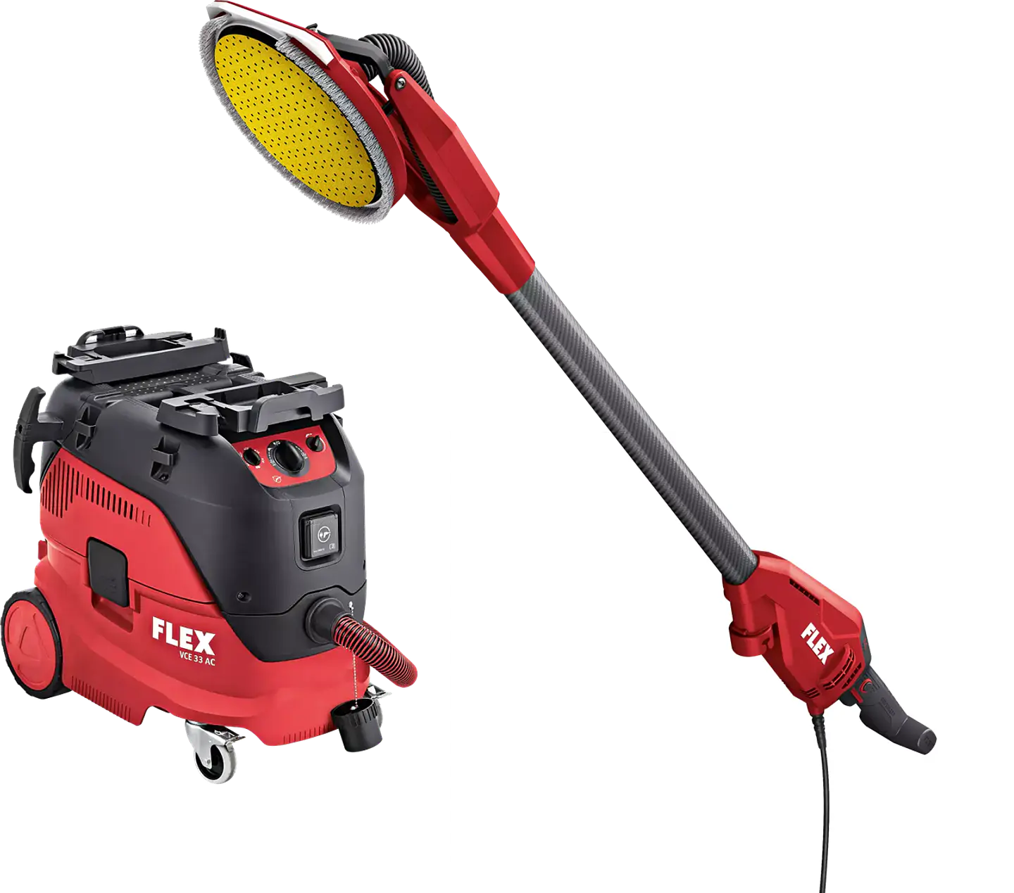 Kit Lixadora Tetos (Girafa) Sem Escovas GE 6 R-EC + Aspirador 30 LT VCE 33 M-AC FLEX 1