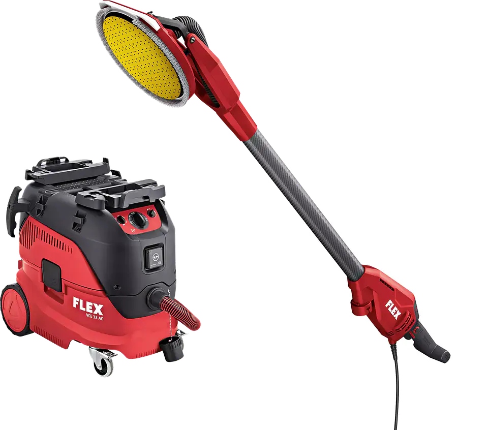 Kit Lixadora Tetos (Girafa) Sem Escovas GE 6 R-EC + Aspirador 30 LT VCE 33 M-AC FLEX 1