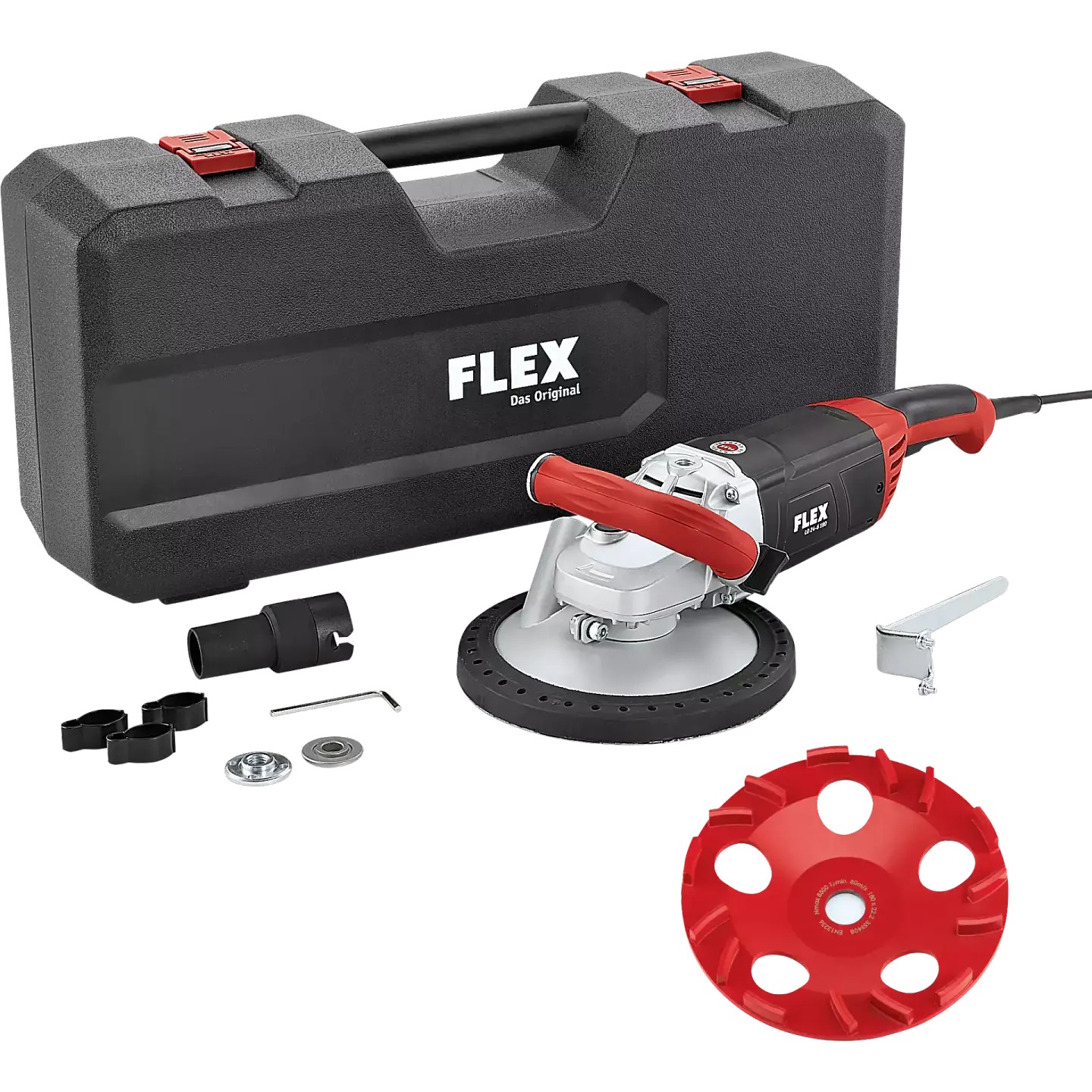 Lixadora Betão 2400W Ø 180 mm LD 24-6 180 KIT E-JET FLEX 1