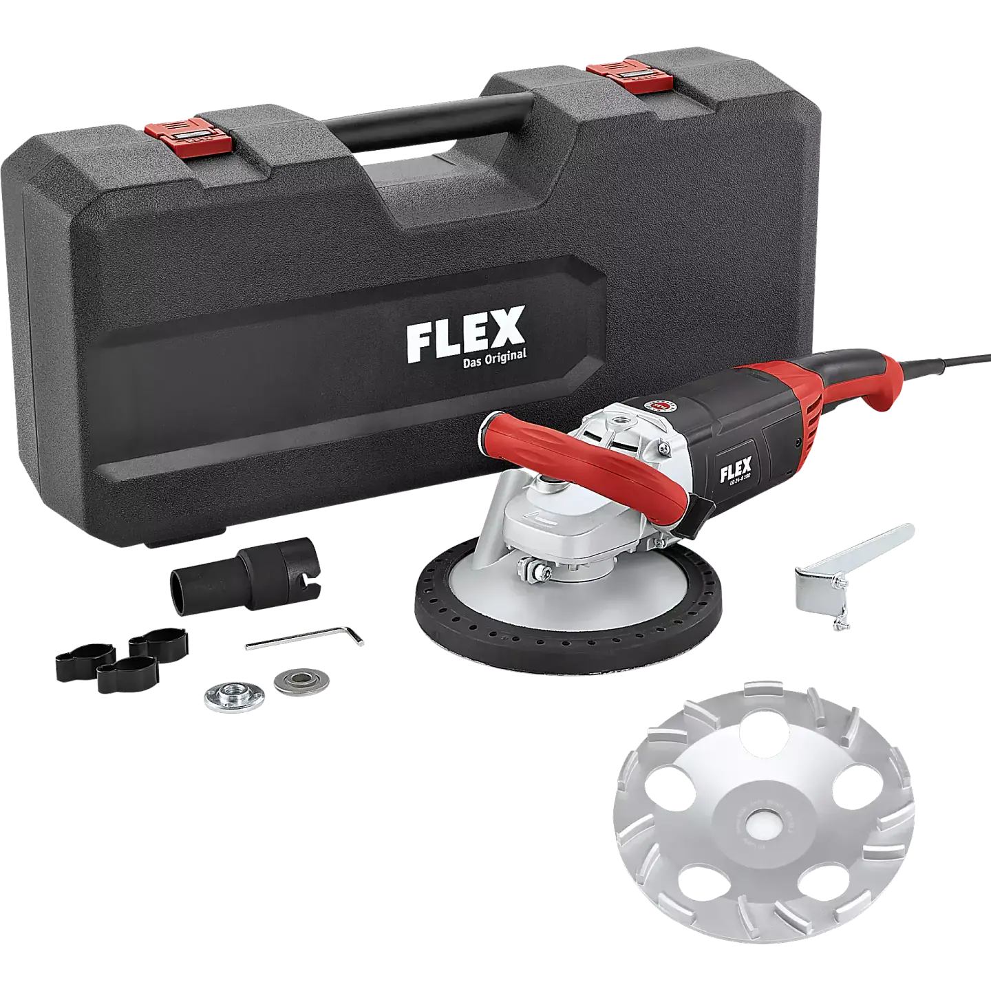 Lixadora Betão 2400W Ø 180 mm LD 24-6 180 KIT TH-JET FLEX 1