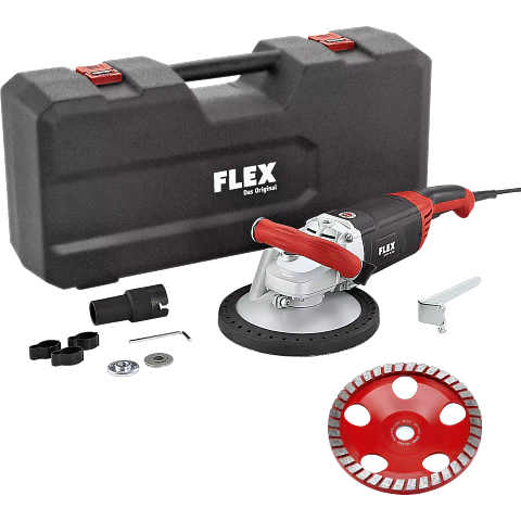 Lixadora Betão 2400W Ø 180 mm LD 24-6 180 KIT TURBO-JET FLEX