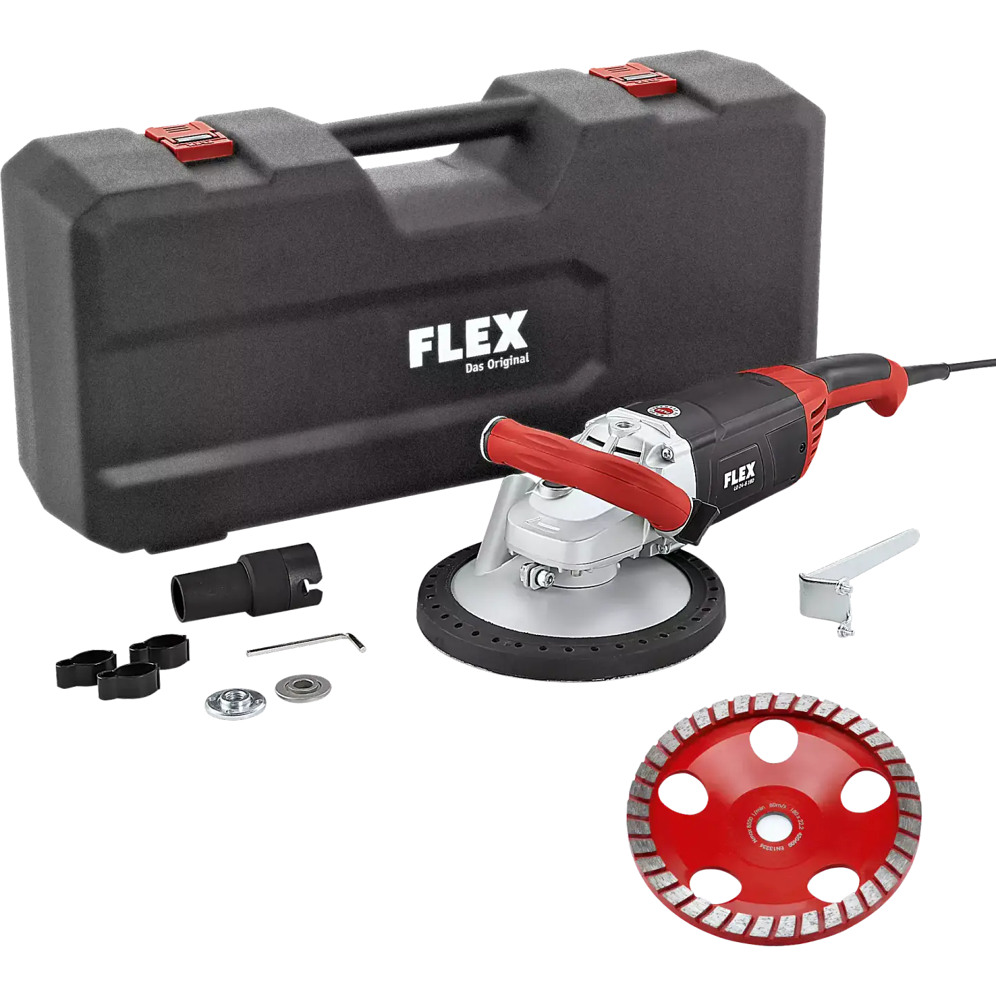 Lixadora Betão 2400W Ø 180 mm LD 24-6 180 KIT TURBO-JET FLEX 1