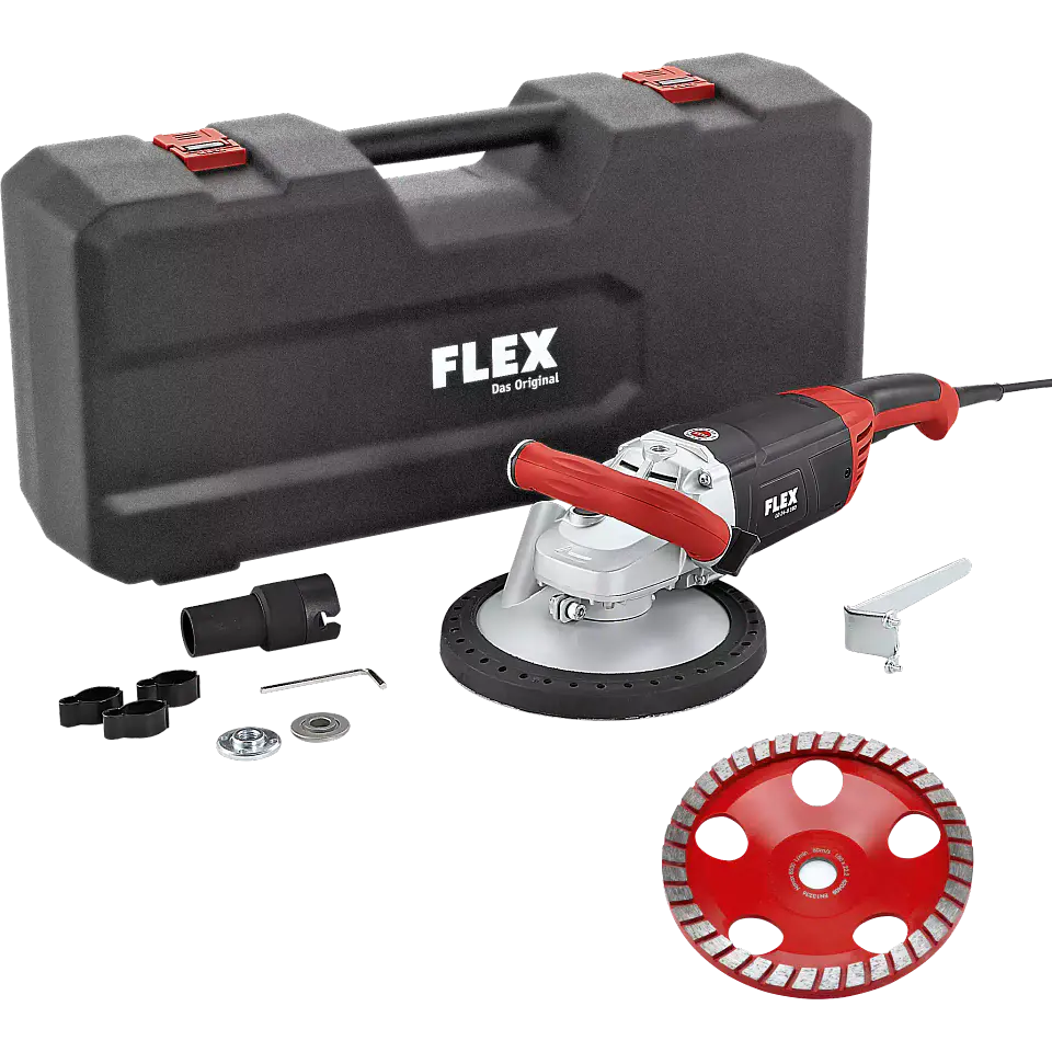 Lixadora Betão 2400W Ø 180 mm LD 24-6 180 KIT TURBO-JET FLEX 1