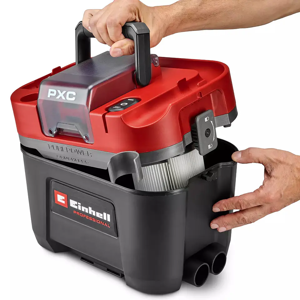 Aspirador Sólidos e Líquidos sem fio TP-VC 18/10 Li BL L-Solo PROFESSIONAL EINHELL 6