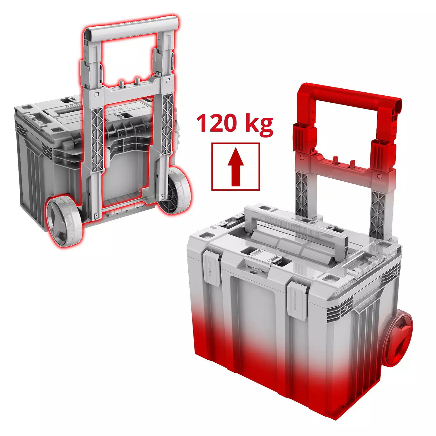 Sistema de Malas Modular E-Case Rolling Workshop SEALED EINHELL 3