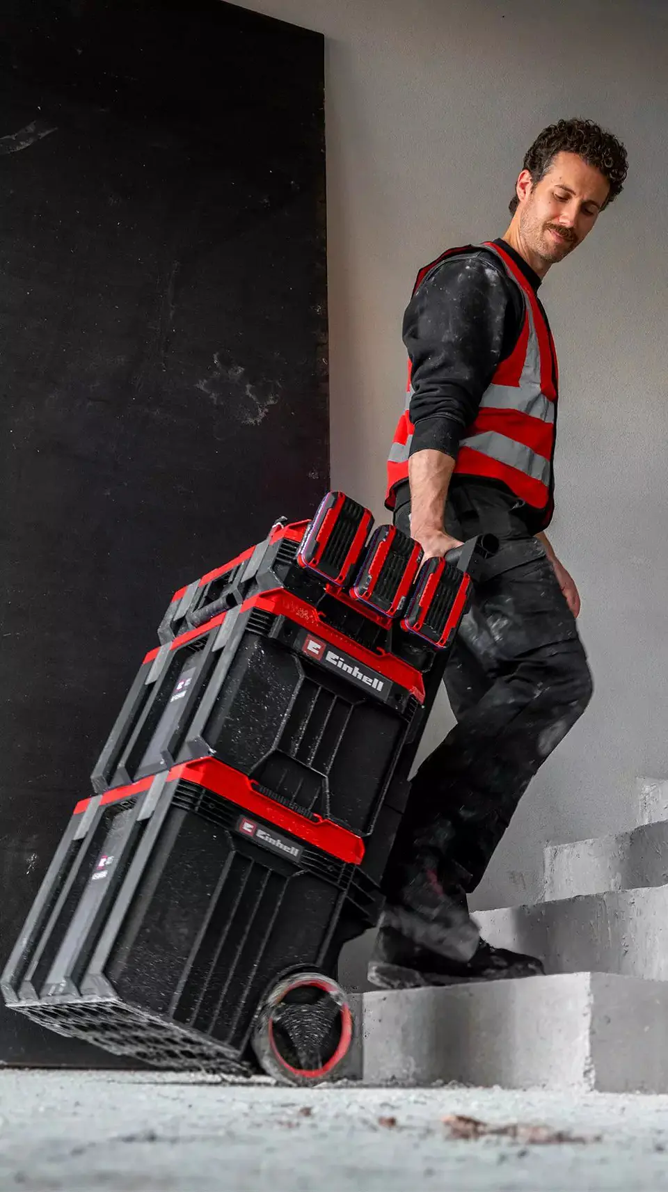Sistema de Malas Modular E-Case Rolling Workshop SEALED EINHELL 5