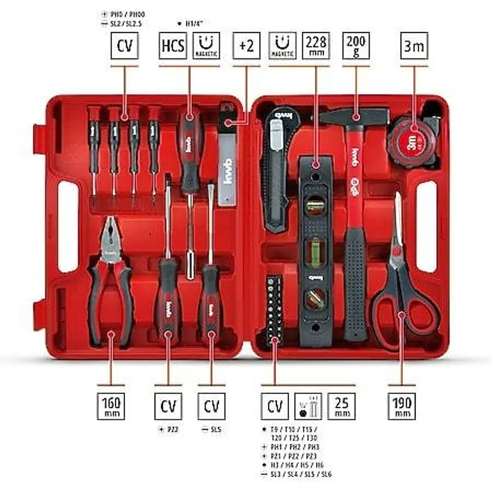 Mala de Ferramentas 35 Peças KWB by EINHELL 2