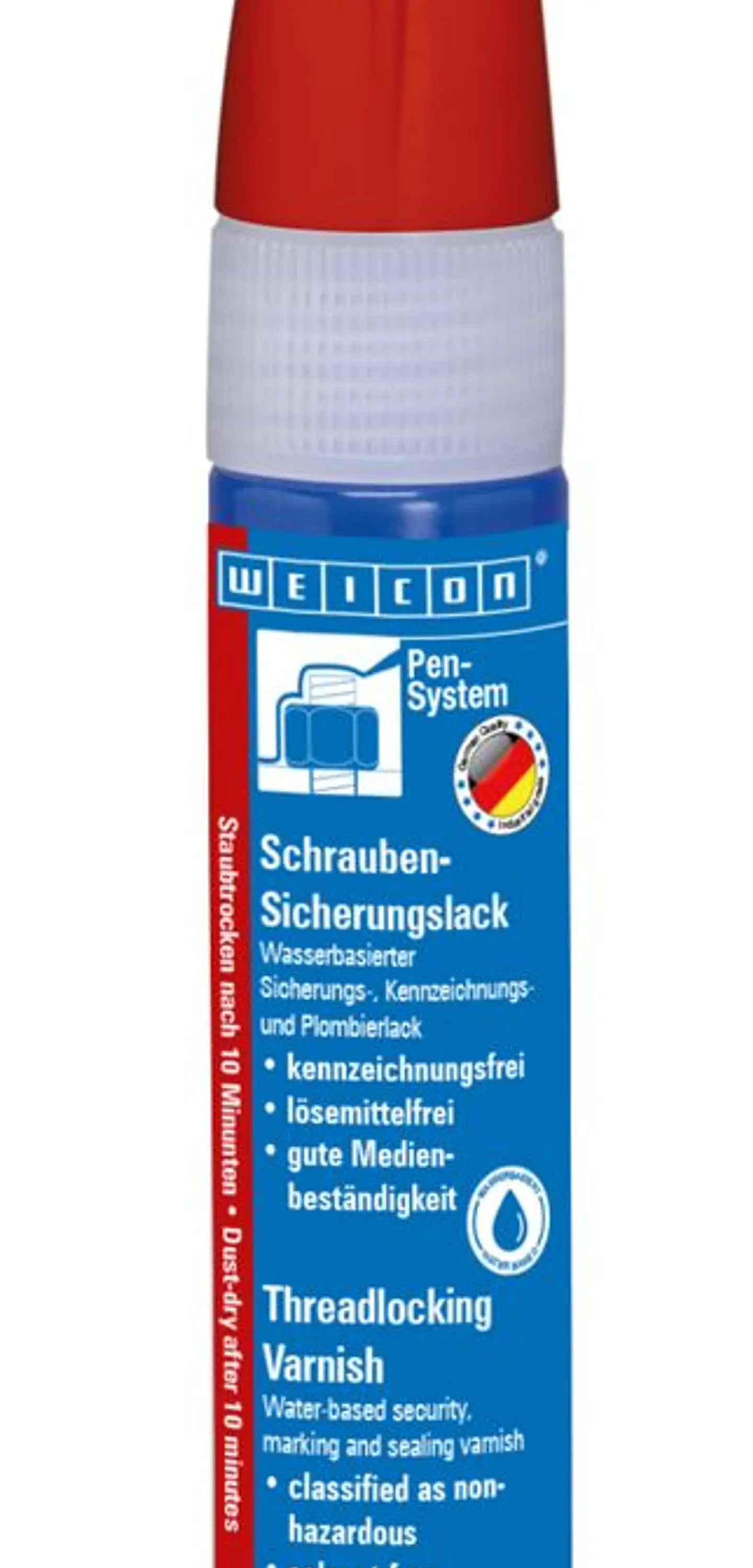Marcador/Verniz Segurança para Parafusos 30 Gr. PEN-SYSTEM WEICON 2