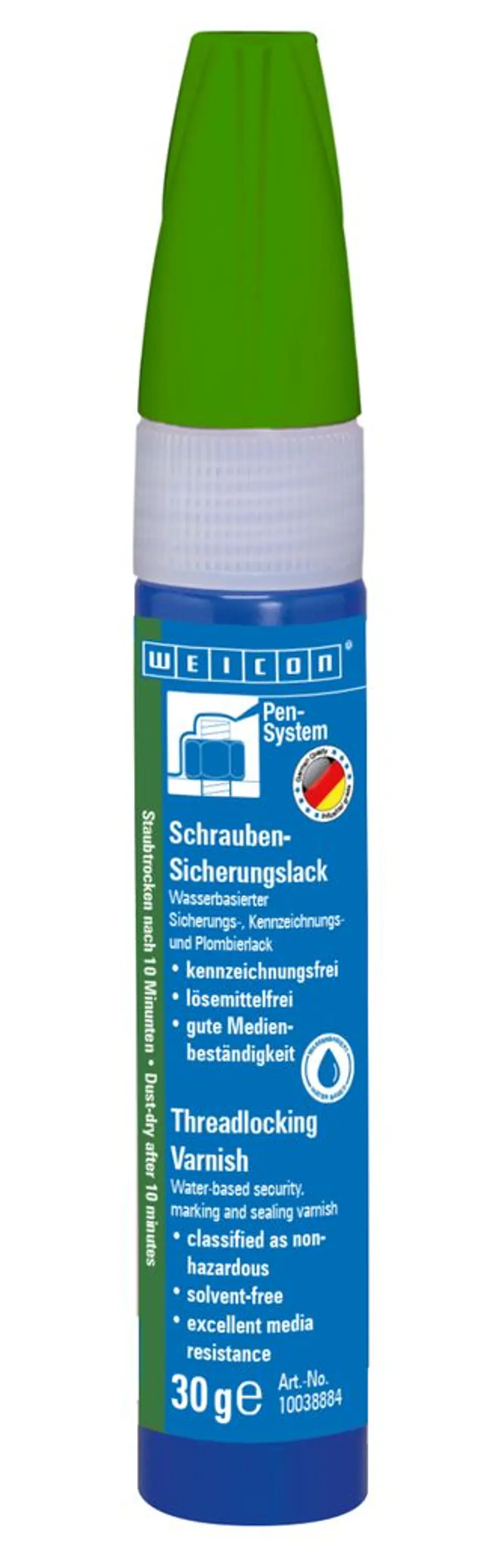 Marcador/Verniz Segurança para Parafusos 30 Gr. PEN-SYSTEM WEICON 1