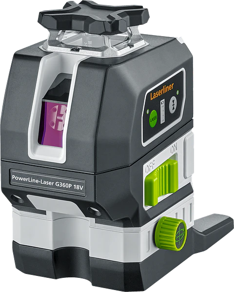 Nível laser 2 Linhas Verdes PowerLine-Laser G360P Multi-18V LASERLINER