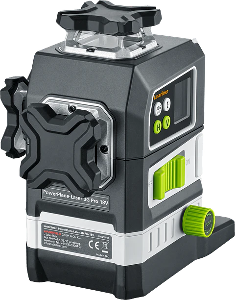 Nível laser 3 Linhas Verdes com Comando PowerPlane-Laser 3G Pro Multi-18V LASERLINER