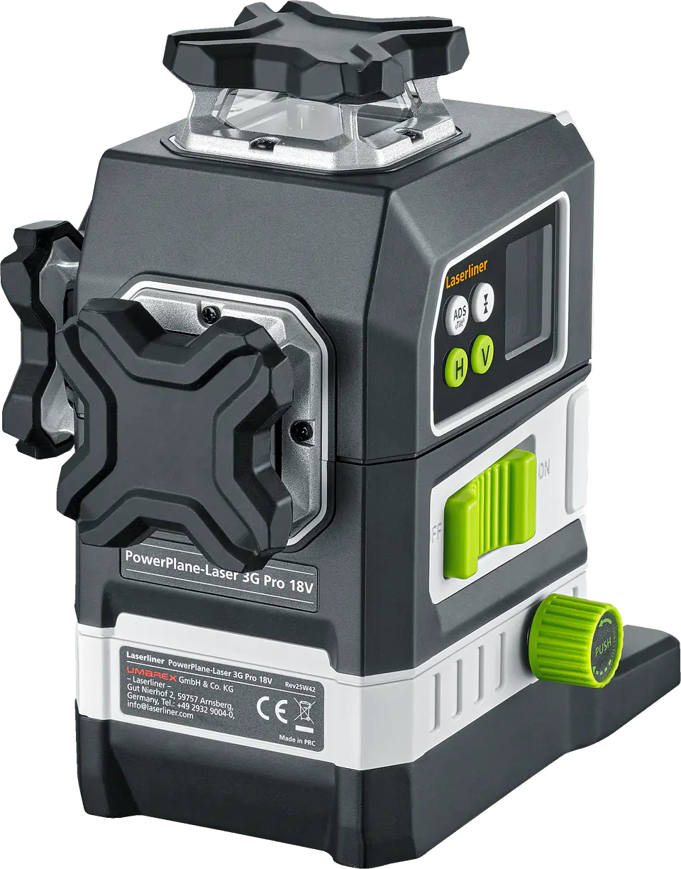 Nível laser 3 Linhas Verdes com Comando PowerPlane-Laser 3G Pro Multi-18V LASERLINER 2