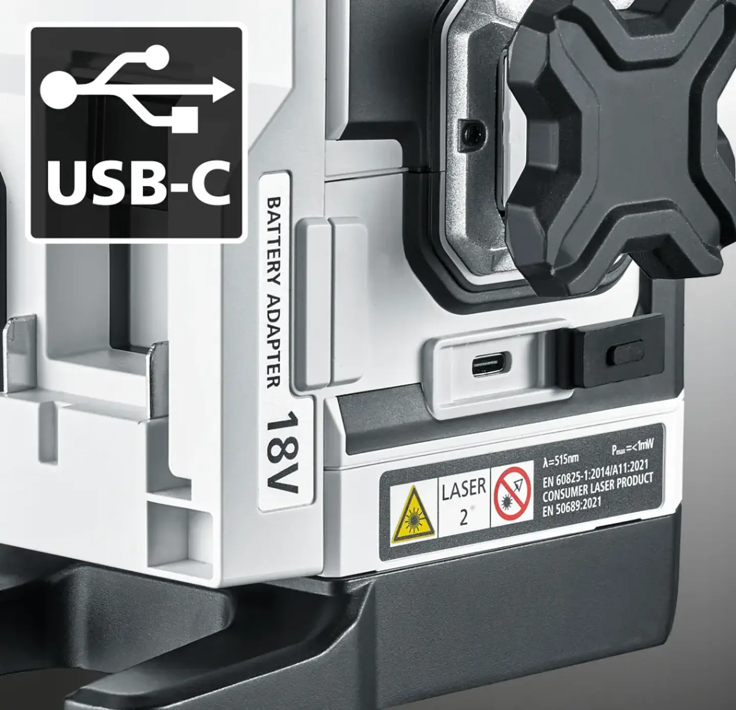 Nível laser 3 Linhas Verdes com Comando PowerPlane-Laser 3G Pro Multi-18V LASERLINER 6