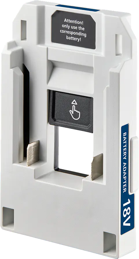 Placa Adaptadora de Bateria PowerAdapter para Niveis Multi-Volt 18V LASERLINER