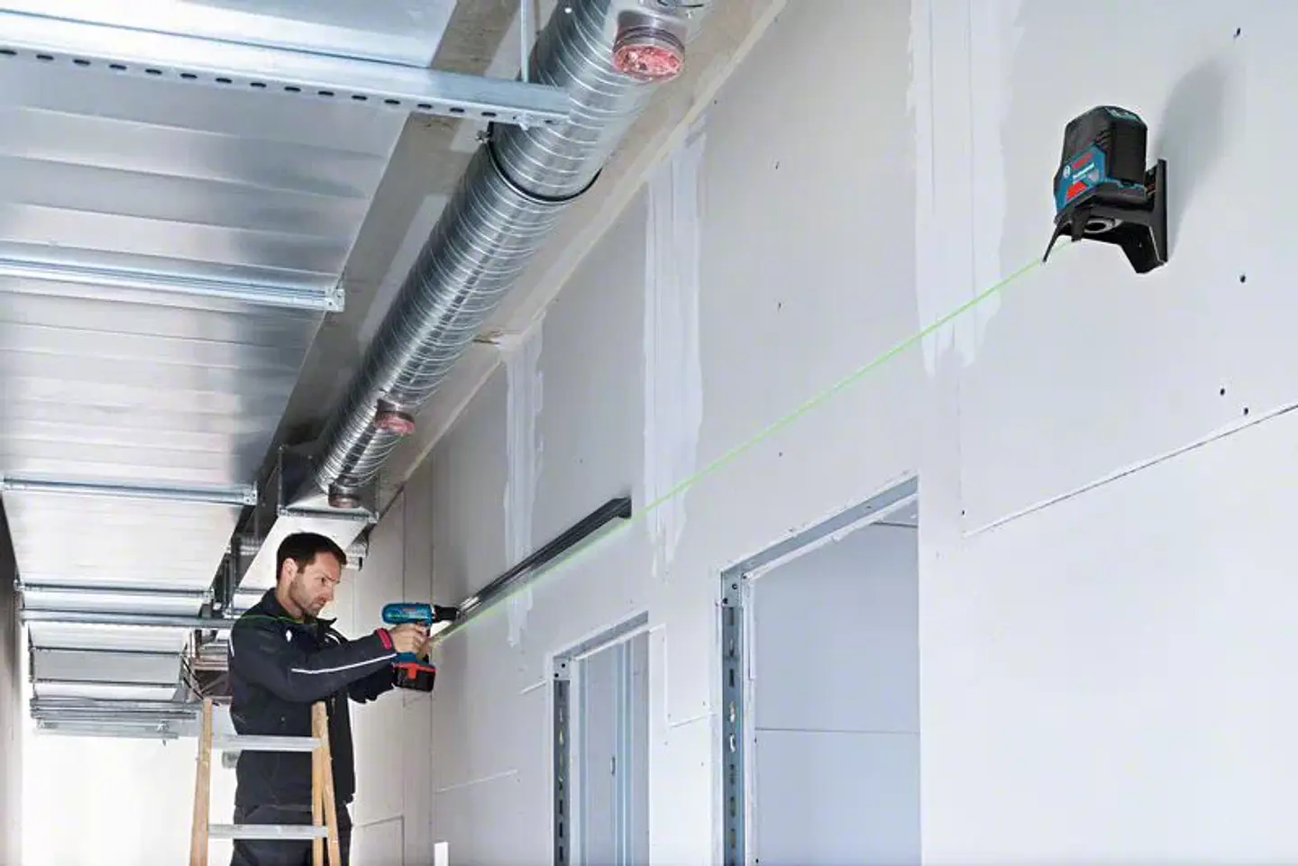 Nivel Laser combinado de 2 linhas verdes GCL 2-15 G BOSCH 6