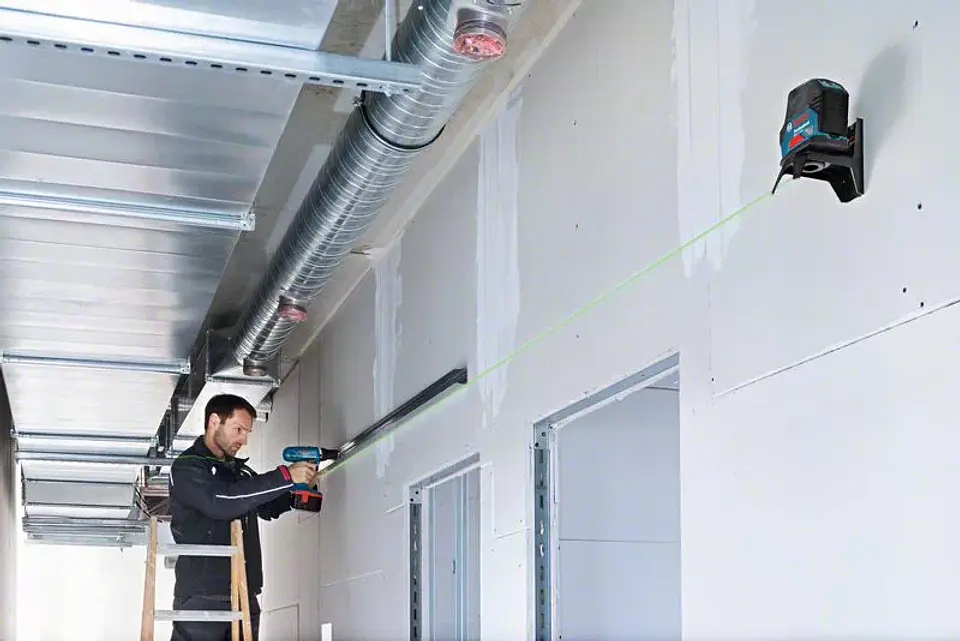Nivel Laser combinado de 2 linhas verdes GCL 2-15 G BOSCH 6