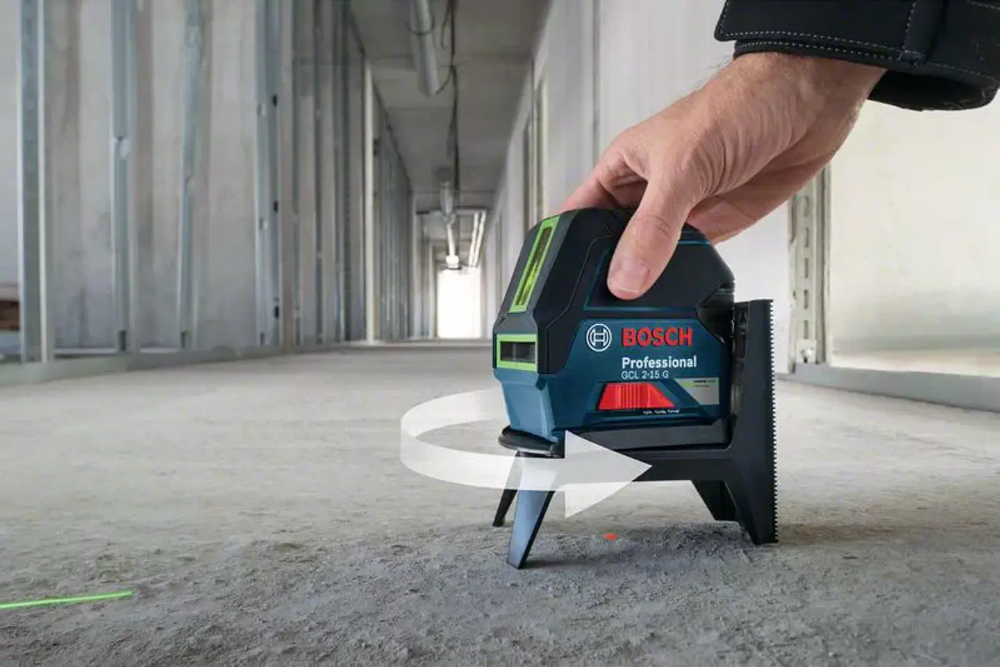 Nivel Laser combinado de 2 linhas verdes GCL 2-15 G BOSCH 7