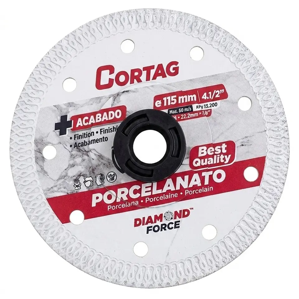 Disco de Diamante Porcelanato Ø115 mm CORTAG 1