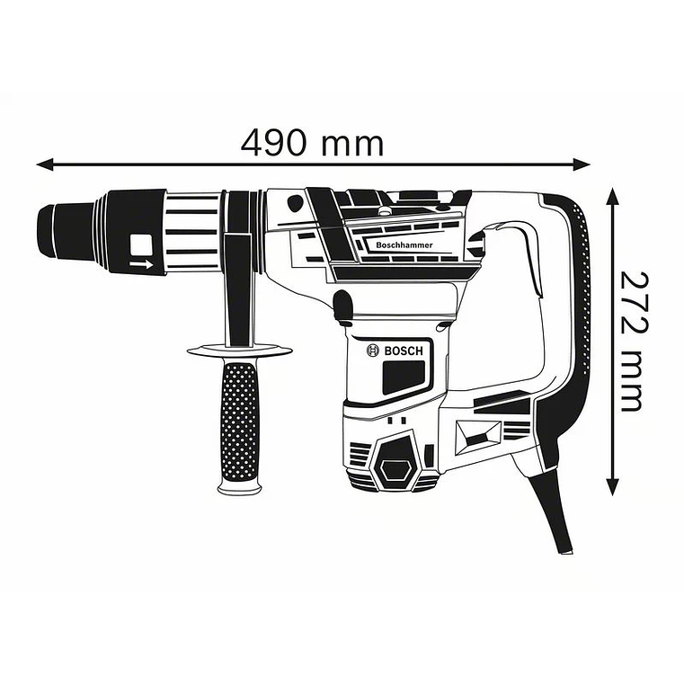 Martelo perfurador SDS max GBH 5-40 D BOSCH 6