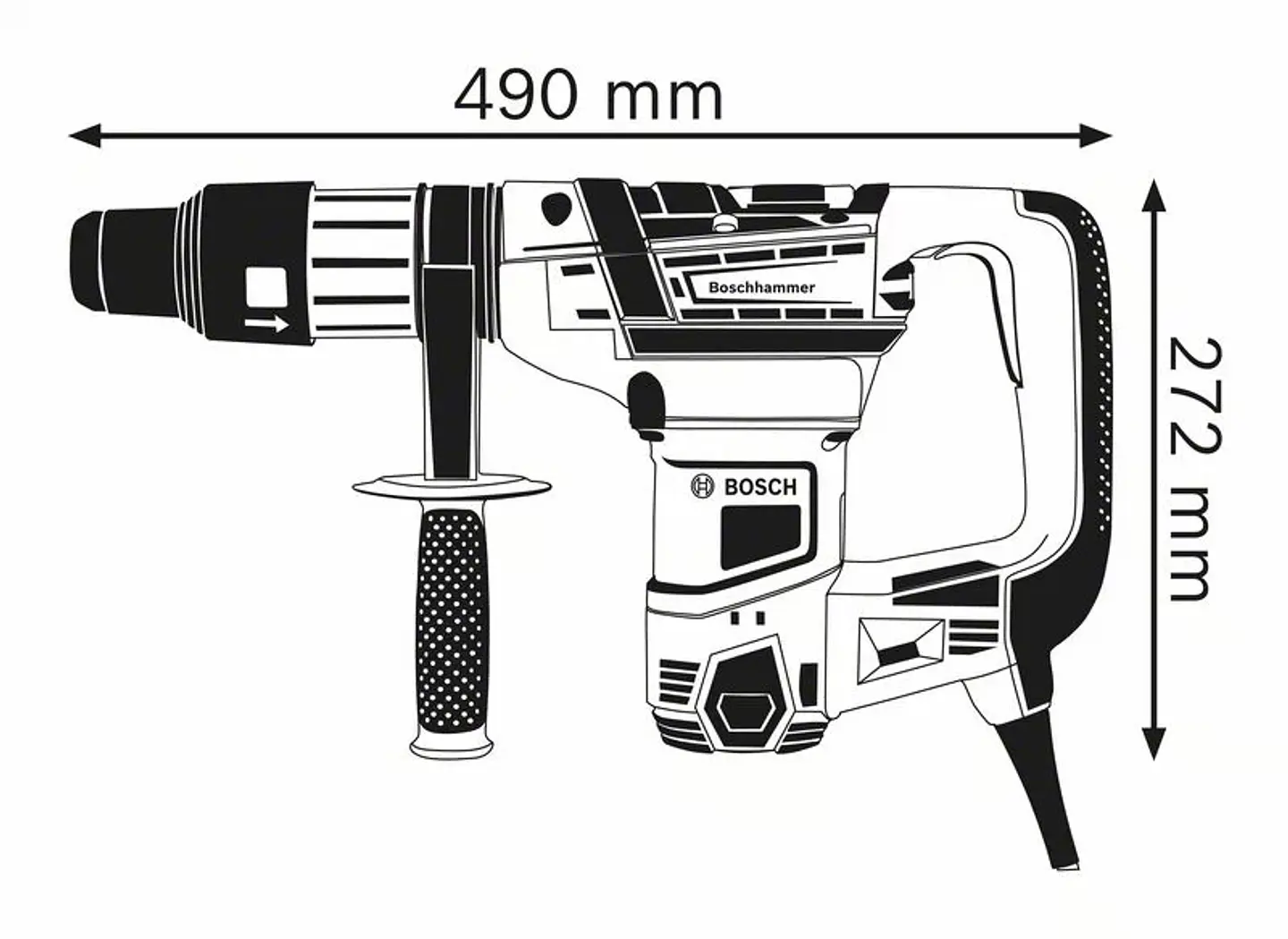 Martelo perfurador SDS max GBH 5-40 D BOSCH 6