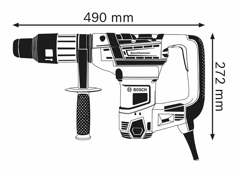 Martelo perfurador SDS max GBH 5-40 D BOSCH 6