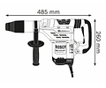 Martelo perfurador SDS Max GBH 5-40 DCE BOSCH
