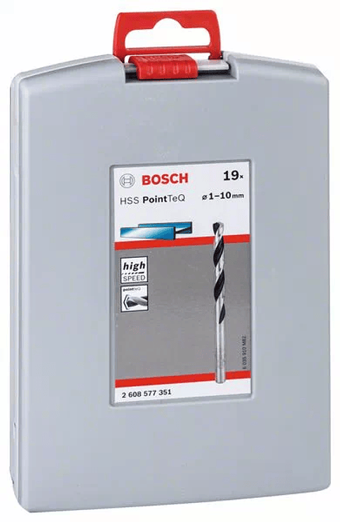 Conjunto de brocas para metal HSS PointTeQ BOSCH (19 brocas)