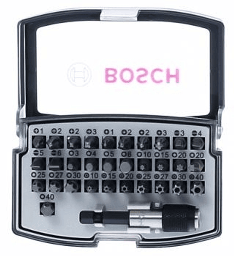 Conjunto de pontas de aparafusar Extra Hard BOSCH (32 pcs)