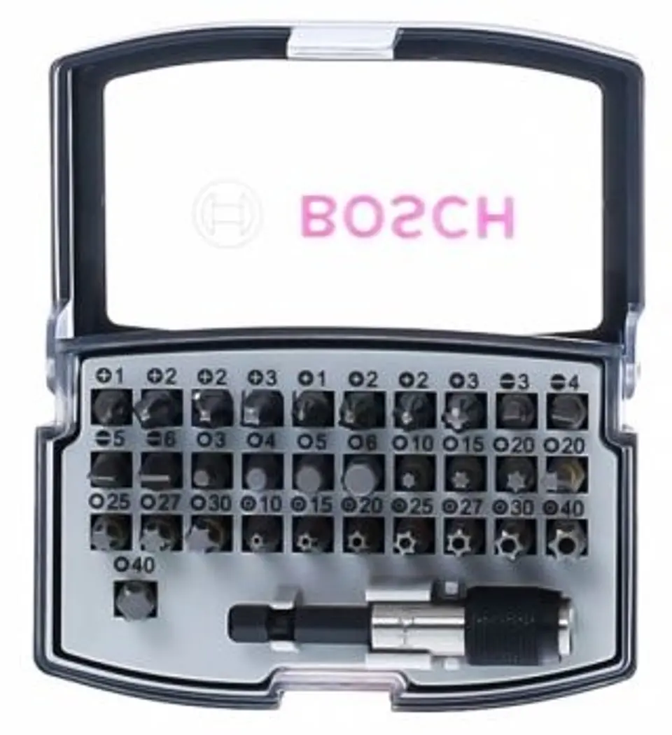 Conjunto de pontas de aparafusar Extra Hard BOSCH (32 pcs) 2